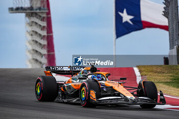 18/10/2024 - Oscar Piastri (AUS) - McLaren Formula 1 Team - McLaren MCL38 - Mercedes
 during the Formula 1 Pirelli United States Grand Prix 2024, scheduled to take place at Circuit of Americas in Austin, TX (USA) Sept 18-20, 2024 - FORMULA 1 PIRELLI UNITED STATES GRAND PRIX 2024 - PRACTICE - FORMULA 1 - MOTORI