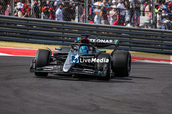 18/10/2024 - George Russell (GBR) - Mercedes-AMG PETRONAS F1 Team - Mercedes W15 - Mercedes E Performance during the Formula 1 Pirelli United States Grand Prix 2024, scheduled to take place at Circuit of Americas in Austin, TX (USA) Sept 18-20, 2024 - FORMULA 1 PIRELLI UNITED STATES GRAND PRIX 2024 - PRACTICE - FORMULA 1 - MOTORI