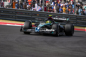 18/10/2024 - Lewis Hamilton (GBR) - Mercedes-AMG PETRONAS F1 Team - Mercedes W15 - Mercedes E Performance during the Formula 1 Pirelli United States Grand Prix 2024, scheduled to take place at Circuit of Americas in Austin, TX (USA) Sept 18-20, 2024 - FORMULA 1 PIRELLI UNITED STATES GRAND PRIX 2024 - PRACTICE - FORMULA 1 - MOTORI