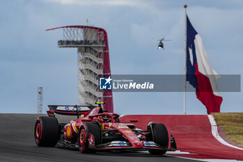 18/10/2024 - Carlos Sainz Jr. (ESP) - Scuderia Ferrari - Ferrari SF-24 - Ferrari during the Formula 1 Pirelli United States Grand Prix 2024, scheduled to take place at Circuit of Americas in Austin, TX (USA) Sept 18-20, 2024 - FORMULA 1 PIRELLI UNITED STATES GRAND PRIX 2024 - PRACTICE - FORMULA 1 - MOTORI