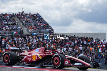 18/10/2024 - Charles Leclerc (MON) - Scuderia Ferrari - Ferrari SF-24 - Ferrari during the Formula 1 Pirelli United States Grand Prix 2024, scheduled to take place at Circuit of Americas in Austin, TX (USA) Sept 18-20, 2024 - FORMULA 1 PIRELLI UNITED STATES GRAND PRIX 2024 - PRACTICE - FORMULA 1 - MOTORI