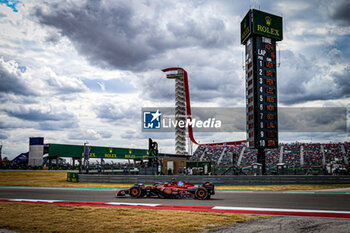 18/10/2024 - Carlos Sainz Jr. (ESP) - Scuderia Ferrari - Ferrari SF-24 - Ferrari during the Formula 1 Pirelli United States Grand Prix 2024, scheduled to take place at Circuit of Americas in Austin, TX (USA) Sept 18-20, 2024 - FORMULA 1 PIRELLI UNITED STATES GRAND PRIX 2024 - PRACTICE - FORMULA 1 - MOTORI