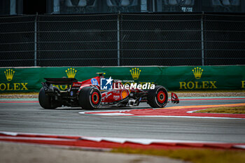 18/10/2024 - Carlos Sainz Jr. (ESP) - Scuderia Ferrari - Ferrari SF-24 - Ferrari during the Formula 1 Pirelli United States Grand Prix 2024, scheduled to take place at Circuit of Americas in Austin, TX (USA) Sept 18-20, 2024 - FORMULA 1 PIRELLI UNITED STATES GRAND PRIX 2024 - PRACTICE - FORMULA 1 - MOTORI