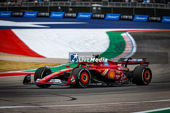 18/10/2024 - Carlos Sainz Jr. (ESP) - Scuderia Ferrari - Ferrari SF-24 - Ferrari during the Formula 1 Pirelli United States Grand Prix 2024, scheduled to take place at Circuit of Americas in Austin, TX (USA) Sept 18-20, 2024 - FORMULA 1 PIRELLI UNITED STATES GRAND PRIX 2024 - PRACTICE - FORMULA 1 - MOTORI