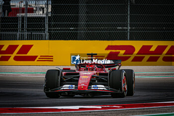 18/10/2024 - Charles Leclerc (MON) - Scuderia Ferrari - Ferrari SF-24 - Ferrari during the Formula 1 Pirelli United States Grand Prix 2024, scheduled to take place at Circuit of Americas in Austin, TX (USA) Sept 18-20, 2024 - FORMULA 1 PIRELLI UNITED STATES GRAND PRIX 2024 - PRACTICE - FORMULA 1 - MOTORI