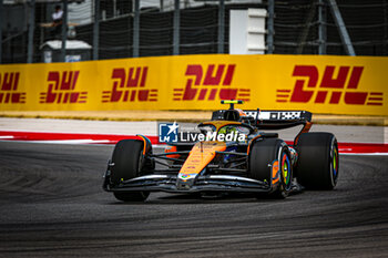 18/10/2024 - Lando Norris (GBR) - McLaren Formula 1 Team - McLaren MCL38 - Mercedes during the Formula 1 Pirelli United States Grand Prix 2024, scheduled to take place at Circuit of Americas in Austin, TX (USA) Sept 18-20, 2024 - FORMULA 1 PIRELLI UNITED STATES GRAND PRIX 2024 - PRACTICE - FORMULA 1 - MOTORI