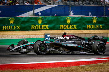 18/10/2024 - George Russell (GBR) - Mercedes-AMG PETRONAS F1 Team - Mercedes W15 - Mercedes E Performance during the Formula 1 Pirelli United States Grand Prix 2024, scheduled to take place at Circuit of Americas in Austin, TX (USA) Sept 18-20, 2024 - FORMULA 1 PIRELLI UNITED STATES GRAND PRIX 2024 - PRACTICE - FORMULA 1 - MOTORI