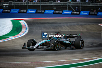 18/10/2024 - George Russell (GBR) - Mercedes-AMG PETRONAS F1 Team - Mercedes W15 - Mercedes E Performance during the Formula 1 Pirelli United States Grand Prix 2024, scheduled to take place at Circuit of Americas in Austin, TX (USA) Sept 18-20, 2024 - FORMULA 1 PIRELLI UNITED STATES GRAND PRIX 2024 - PRACTICE - FORMULA 1 - MOTORI