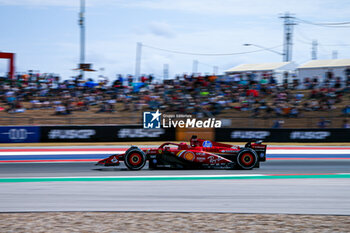 18/10/2024 - Carlos Sainz Jr. (ESP) - Scuderia Ferrari - Ferrari SF-24 - Ferrari during the Formula 1 Pirelli United States Grand Prix 2024, scheduled to take place at Circuit of Americas in Austin, TX (USA) Sept 18-20, 2024 - FORMULA 1 PIRELLI UNITED STATES GRAND PRIX 2024 - PRACTICE - FORMULA 1 - MOTORI