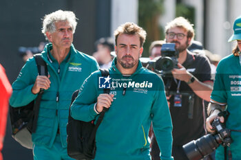 18/10/2024 - Fernando Alonso (ESP) - Aston Martin Aramco F1 Team - Aston Martin AMR24 - Mercedes during the Formula 1 Pirelli United States Grand Prix 2024, scheduled to take place at Circuit of Americas in Austin, TX (USA) Sept 18-20, 2024 - FORMULA 1 PIRELLI UNITED STATES GRAND PRIX 2024 - PRACTICE - FORMULA 1 - MOTORI