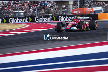 2024-10-18 - Charles Leclerc (MON) - Scuderia Ferrari - Ferrari SF-24 - Ferrari during Sprint Qualify of the Formula 1 Pirelli United States Grand Prix 2024, scheduled to take place at Circuit of Americas in Austin, TX (USA) Sept 18-20, 2024 - FORMULA 1 PIRELLI UNITED STATES GRAND PRIX 2024 - SPRINT QUALIFYING - FORMULA 1 - MOTORS