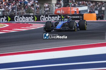 2024-10-18 - Alexander Albon (THA) - Williams Racing - Williams FW46 - Mercedes during Sprint Qualify of the Formula 1 Pirelli United States Grand Prix 2024, scheduled to take place at Circuit of Americas in Austin, TX (USA) Sept 18-20, 2024 - FORMULA 1 PIRELLI UNITED STATES GRAND PRIX 2024 - SPRINT QUALIFYING - FORMULA 1 - MOTORS