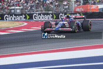 2024-10-18 - Yuki Tsunoda (JPN) - Visa Cash App RB F1 Team - RB VCARB01 - Honda RBPT during Sprint Qualify of the Formula 1 Pirelli United States Grand Prix 2024, scheduled to take place at Circuit of Americas in Austin, TX (USA) Sept 18-20, 2024 - FORMULA 1 PIRELLI UNITED STATES GRAND PRIX 2024 - SPRINT QUALIFYING - FORMULA 1 - MOTORS