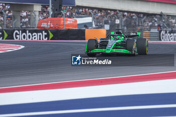 2024-10-18 - Valtteri Bottas (FIN) - Stake F1 Team Kick Sauber - Sauber C44 - Ferrari during Sprint Qualify of the Formula 1 Pirelli United States Grand Prix 2024, scheduled to take place at Circuit of Americas in Austin, TX (USA) Sept 18-20, 2024 - FORMULA 1 PIRELLI UNITED STATES GRAND PRIX 2024 - SPRINT QUALIFYING - FORMULA 1 - MOTORS