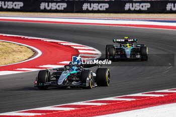 2024-10-18 - George Russell (GBR) - Mercedes-AMG PETRONAS F1 Team - Mercedes W15 - Mercedes E Performance during Sprint Qualify of the Formula 1 Pirelli United States Grand Prix 2024, scheduled to take place at Circuit of Americas in Austin, TX (USA) Sept 18-20, 2024 - FORMULA 1 PIRELLI UNITED STATES GRAND PRIX 2024 - SPRINT QUALIFYING - FORMULA 1 - MOTORS