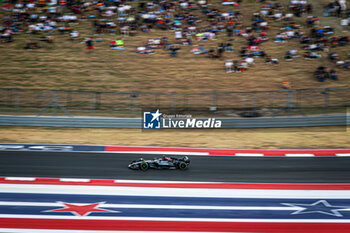 2024-10-18 - George Russell (GBR) - Mercedes-AMG PETRONAS F1 Team - Mercedes W15 - Mercedes E Performance during Sprint Qualify of the Formula 1 Pirelli United States Grand Prix 2024, scheduled to take place at Circuit of Americas in Austin, TX (USA) Sept 18-20, 2024 - FORMULA 1 PIRELLI UNITED STATES GRAND PRIX 2024 - SPRINT QUALIFYING - FORMULA 1 - MOTORS