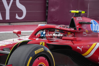 2024-10-18 - Carlos Sainz Jr. (ESP) - Scuderia Ferrari - Ferrari SF-24 - Ferrari during Sprint Qualify of the Formula 1 Pirelli United States Grand Prix 2024, scheduled to take place at Circuit of Americas in Austin, TX (USA) Sept 18-20, 2024 - FORMULA 1 PIRELLI UNITED STATES GRAND PRIX 2024 - SPRINT QUALIFYING - FORMULA 1 - MOTORS