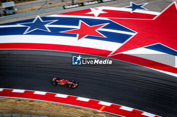 2024-10-18 - Carlos Sainz Jr. (ESP) - Scuderia Ferrari - Ferrari SF-24 - Ferrari during Sprint Qualify of the Formula 1 Pirelli United States Grand Prix 2024, scheduled to take place at Circuit of Americas in Austin, TX (USA) Sept 18-20, 2024 - FORMULA 1 PIRELLI UNITED STATES GRAND PRIX 2024 - SPRINT QUALIFYING - FORMULA 1 - MOTORS