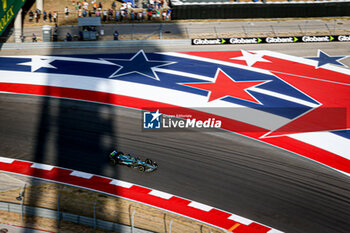 2024-10-18 - Lance Stroll (CAN) - Aston Martin Aramco F1 Team - Aston Martin AMR24 - Mercedes during Sprint Qualify of the Formula 1 Pirelli United States Grand Prix 2024, scheduled to take place at Circuit of Americas in Austin, TX (USA) Sept 18-20, 2024 - FORMULA 1 PIRELLI UNITED STATES GRAND PRIX 2024 - SPRINT QUALIFYING - FORMULA 1 - MOTORS