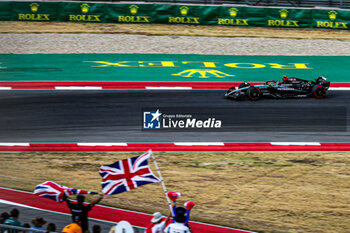 2024-10-18 - Lewis Hamilton (GBR) - Mercedes-AMG PETRONAS F1 Team - Mercedes W15 - Mercedes E Performance during Sprint Qualify of the Formula 1 Pirelli United States Grand Prix 2024, scheduled to take place at Circuit of Americas in Austin, TX (USA) Sept 18-20, 2024 - FORMULA 1 PIRELLI UNITED STATES GRAND PRIX 2024 - SPRINT QUALIFYING - FORMULA 1 - MOTORS