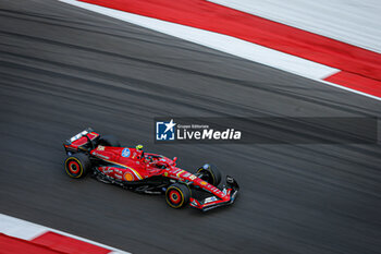 2024-10-18 - Carlos Sainz Jr. (ESP) - Scuderia Ferrari - Ferrari SF-24 - Ferrari during Sprint Qualify of the Formula 1 Pirelli United States Grand Prix 2024, scheduled to take place at Circuit of Americas in Austin, TX (USA) Sept 18-20, 2024 - FORMULA 1 PIRELLI UNITED STATES GRAND PRIX 2024 - SPRINT QUALIFYING - FORMULA 1 - MOTORS