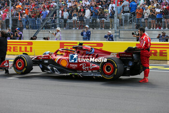 2024-10-19 - Carlos Sainz Jr. (ESP) - Scuderia Ferrari - Ferrari SF-24 - Ferrari during the Sprint Race of Formula 1 Pirelli United States Grand Prix 2024, scheduled to take place at Circuit of Americas in Austin, TX (USA) Sept 18-20, 2024 - FORMULA 1 PIRELLI UNITED STATES GRAND PRIX 2024 - SPRINT RACE - FORMULA 1 - MOTORS