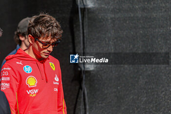 2024-10-19 - Charles Leclerc (MON) - Scuderia Ferrari - Ferrari SF-24 - Ferrari during the Sprint Race of Formula 1 Pirelli United States Grand Prix 2024, scheduled to take place at Circuit of Americas in Austin, TX (USA) Sept 18-20, 2024 - FORMULA 1 PIRELLI UNITED STATES GRAND PRIX 2024 - SPRINT RACE - FORMULA 1 - MOTORS