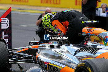 2024-10-19 - Lando Norris (GBR) - McLaren Formula 1 Team - McLaren MCL38 - Mercedes during the Sprint Race of Formula 1 Pirelli United States Grand Prix 2024, scheduled to take place at Circuit of Americas in Austin, TX (USA) Sept 18-20, 2024 - FORMULA 1 PIRELLI UNITED STATES GRAND PRIX 2024 - SPRINT RACE - FORMULA 1 - MOTORS