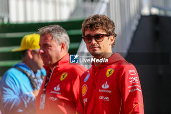 2024-10-19 - Charles Leclerc (MON) - Scuderia Ferrari - Ferrari SF-24 - Ferrari during the Sprint Race of Formula 1 Pirelli United States Grand Prix 2024, scheduled to take place at Circuit of Americas in Austin, TX (USA) Sept 18-20, 2024 - FORMULA 1 PIRELLI UNITED STATES GRAND PRIX 2024 - SPRINT RACE - FORMULA 1 - MOTORS