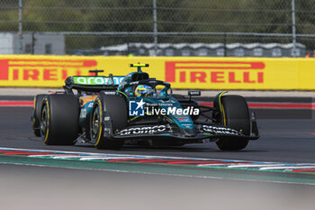 2024-10-19 - Fernando Alonso (ESP) - Aston Martin Aramco F1 Team - Aston Martin AMR24 - Mercedes during the Sprint Race of Formula 1 Pirelli United States Grand Prix 2024, scheduled to take place at Circuit of Americas in Austin, TX (USA) Sept 18-20, 2024 - FORMULA 1 PIRELLI UNITED STATES GRAND PRIX 2024 - SPRINT RACE - FORMULA 1 - MOTORS