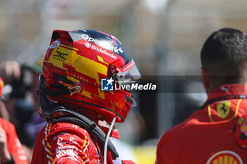 2024-10-19 - Carlos Sainz Jr. (ESP) - Scuderia Ferrari - Ferrari SF-24 - Ferrari during the Sprint Race of Formula 1 Pirelli United States Grand Prix 2024, scheduled to take place at Circuit of Americas in Austin, TX (USA) Sept 18-20, 2024 - FORMULA 1 PIRELLI UNITED STATES GRAND PRIX 2024 - SPRINT RACE - FORMULA 1 - MOTORS