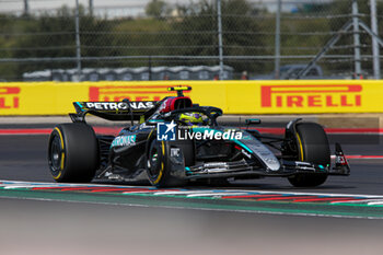 2024-10-19 - Lewis Hamilton (GBR) - Mercedes-AMG PETRONAS F1 Team - Mercedes W15 - Mercedes E Performance during the Sprint Race of Formula 1 Pirelli United States Grand Prix 2024, scheduled to take place at Circuit of Americas in Austin, TX (USA) Sept 18-20, 2024 - FORMULA 1 PIRELLI UNITED STATES GRAND PRIX 2024 - SPRINT RACE - FORMULA 1 - MOTORS