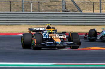 2024-10-19 - Lando Norris (GBR) - McLaren Formula 1 Team - McLaren MCL38 - Mercedes during the Sprint Race of Formula 1 Pirelli United States Grand Prix 2024, scheduled to take place at Circuit of Americas in Austin, TX (USA) Sept 18-20, 2024 - FORMULA 1 PIRELLI UNITED STATES GRAND PRIX 2024 - SPRINT RACE - FORMULA 1 - MOTORS