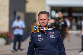 2024-10-19 - Christian Horner (GBR) - RedBull Racing Team Principal during the Sprint Race of Formula 1 Pirelli United States Grand Prix 2024, scheduled to take place at Circuit of Americas in Austin, TX (USA) Sept 18-20, 2024 - FORMULA 1 PIRELLI UNITED STATES GRAND PRIX 2024 - SPRINT RACE - FORMULA 1 - MOTORS