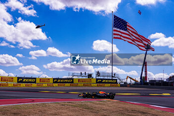 2024-10-19 - Max Verstappen (NED) - Oracle Red Bull Racing - Red Bull RB20 - Honda RBPT during Sprint Race of the Formula 1 Pirelli United States Grand Prix 2024, scheduled to take place at Circuit of Americas in Austin, TX (USA) Sept 18-20, 2024 - FORMULA 1 PIRELLI UNITED STATES GRAND PRIX 2024 - SPRINT RACE - FORMULA 1 - MOTORS