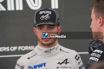 2024-10-19 - Esteban Ocon (FRA) - Alpine F1 Team - Alpine A524 - Renault during Sprint Race of the Formula 1 Pirelli United States Grand Prix 2024, scheduled to take place at Circuit of Americas in Austin, TX (USA) Sept 18-20, 2024 - FORMULA 1 PIRELLI UNITED STATES GRAND PRIX 2024 - SPRINT RACE - FORMULA 1 - MOTORS