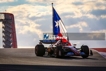 2024-10-19 - Charles Leclerc (MON) - Scuderia Ferrari - Ferrari SF-24 - Ferrari during Qualify Session of the Formula 1 Pirelli United States Grand Prix 2024, scheduled to take place at Circuit of Americas in Austin, TX (USA) Sept 18-20, 2024 - FORMULA 1 PIRELLI UNITED STATES GRAND PRIX 2024 - QUALIFYING - FORMULA 1 - MOTORS