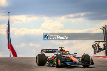 2024-10-19 - Lando Norris (GBR) - McLaren Formula 1 Team - McLaren MCL38 - Mercedes during Qualify Session of the Formula 1 Pirelli United States Grand Prix 2024, scheduled to take place at Circuit of Americas in Austin, TX (USA) Sept 18-20, 2024 - FORMULA 1 PIRELLI UNITED STATES GRAND PRIX 2024 - QUALIFYING - FORMULA 1 - MOTORS