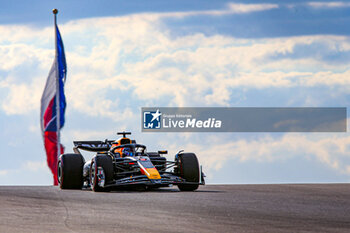 2024-10-19 - Max Verstappen (NED) - Oracle Red Bull Racing - Red Bull RB20 - Honda RBPT during Qualify Session of the Formula 1 Pirelli United States Grand Prix 2024, scheduled to take place at Circuit of Americas in Austin, TX (USA) Sept 18-20, 2024 - FORMULA 1 PIRELLI UNITED STATES GRAND PRIX 2024 - QUALIFYING - FORMULA 1 - MOTORS