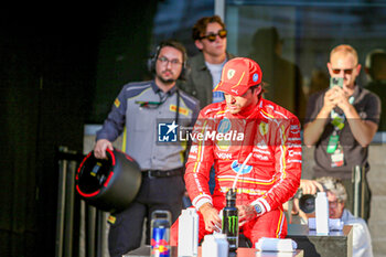 2024-10-19 - Carlos Sainz Jr. (ESP) - Scuderia Ferrari - Ferrari SF-24 - Ferrari during Qualify Session of the Formula 1 Pirelli United States Grand Prix 2024, scheduled to take place at Circuit of Americas in Austin, TX (USA) Sept 18-20, 2024 - FORMULA 1 PIRELLI UNITED STATES GRAND PRIX 2024 - QUALIFYING - FORMULA 1 - MOTORS