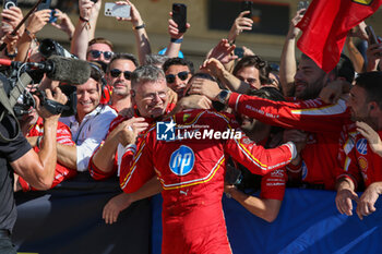 2024-10-20 - Carlos Sainz Jr. (ESP) - Scuderia Ferrari - Ferrari SF-24 - Ferrari during the Race of Formula 1 Pirelli United States Grand Prix 2024, scheduled to take place at Circuit of Americas in Austin, TX (USA) Sept 18-20, 2024 - FORMULA 1 PIRELLI UNITED STATES GRAND PRIX 2024 - RACE - FORMULA 1 - MOTORS