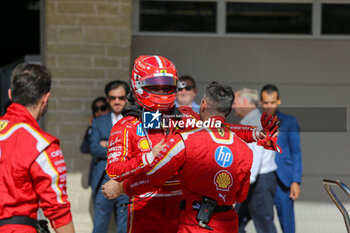 2024-10-20 - Charles Leclerc (MON) - Scuderia Ferrari - Ferrari SF-24 - Ferrari during the Race of Formula 1 Pirelli United States Grand Prix 2024, scheduled to take place at Circuit of Americas in Austin, TX (USA) Sept 18-20, 2024 - FORMULA 1 PIRELLI UNITED STATES GRAND PRIX 2024 - RACE - FORMULA 1 - MOTORS