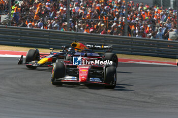 2024-10-20 - Charles Leclerc (MON) - Scuderia Ferrari - Ferrari SF-24 - Ferrari during the Race of Formula 1 Pirelli United States Grand Prix 2024, scheduled to take place at Circuit of Americas in Austin, TX (USA) Sept 18-20, 2024 - FORMULA 1 PIRELLI UNITED STATES GRAND PRIX 2024 - RACE - FORMULA 1 - MOTORS