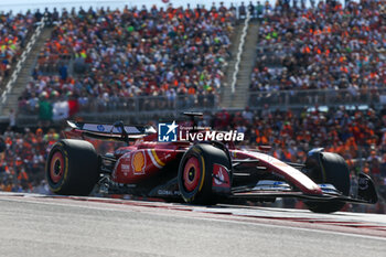 2024-10-20 - Charles Leclerc (MON) - Scuderia Ferrari - Ferrari SF-24 - Ferrari during the Race of Formula 1 Pirelli United States Grand Prix 2024, scheduled to take place at Circuit of Americas in Austin, TX (USA) Sept 18-20, 2024 - FORMULA 1 PIRELLI UNITED STATES GRAND PRIX 2024 - RACE - FORMULA 1 - MOTORS