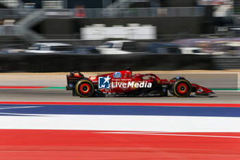 2024-10-20 - Charles Leclerc (MON) - Scuderia Ferrari - Ferrari SF-24 - Ferrari during the Race of Formula 1 Pirelli United States Grand Prix 2024, scheduled to take place at Circuit of Americas in Austin, TX (USA) Sept 18-20, 2024 - FORMULA 1 PIRELLI UNITED STATES GRAND PRIX 2024 - RACE - FORMULA 1 - MOTORS