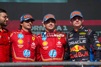 2024-10-20 - PODIUM of the Race of Formula 1 Pirelli United States Grand Prix 2024, scheduled to take place at Circuit of Americas in Austin, TX (USA) Sept 18-20, 2024 - FORMULA 1 PIRELLI UNITED STATES GRAND PRIX 2024 - RACE - FORMULA 1 - MOTORS