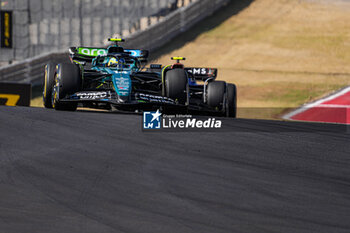 2024-10-20 - Fernando Alonso (ESP) - Aston Martin Aramco F1 Team - Aston Martin AMR24 - Mercedes during the Race of Formula 1 Pirelli United States Grand Prix 2024, scheduled to take place at Circuit of Americas in Austin, TX (USA) Sept 18-20, 2024 - FORMULA 1 PIRELLI UNITED STATES GRAND PRIX 2024 - RACE - FORMULA 1 - MOTORS