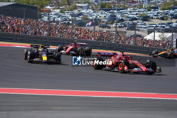 2024-10-20 - Charles Leclerc (MON) - Scuderia Ferrari - Ferrari SF-24 - Ferrari during the Race of Formula 1 Pirelli United States Grand Prix 2024, scheduled to take place at Circuit of Americas in Austin, TX (USA) Sept 18-20, 2024 - FORMULA 1 PIRELLI UNITED STATES GRAND PRIX 2024 - RACE - FORMULA 1 - MOTORS