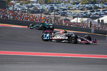 2024-10-20 - Nico Hulkenberg (GER) - MoneyGram Haas F1 Team - Haas VF-24 - Ferrariduring the Race of Formula 1 Pirelli United States Grand Prix 2024, scheduled to take place at Circuit of Americas in Austin, TX (USA) Sept 18-20, 2024 - FORMULA 1 PIRELLI UNITED STATES GRAND PRIX 2024 - RACE - FORMULA 1 - MOTORS