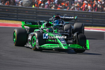 2024-10-20 - Valtteri Bottas (FIN) - Stake F1 Team Kick Sauber - Sauber C44 - Ferrari during the Race of Formula 1 Pirelli United States Grand Prix 2024, scheduled to take place at Circuit of Americas in Austin, TX (USA) Sept 18-20, 2024 - FORMULA 1 PIRELLI UNITED STATES GRAND PRIX 2024 - RACE - FORMULA 1 - MOTORS